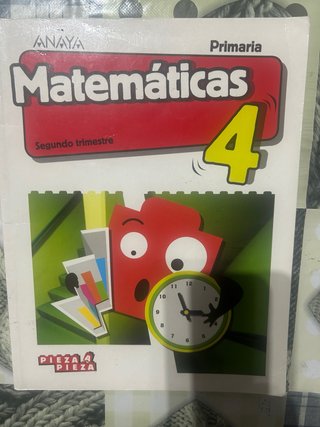 Libro Matemáticas 4 Primaria 2.MTRIMESTRE