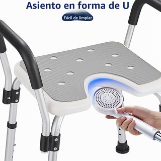 Taburete Ducha Silla Asiento Baño Antideslizante
