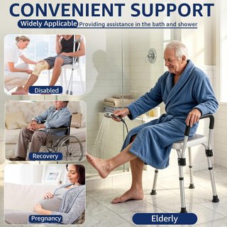 Taburete Ducha Silla Asiento Baño Antideslizante