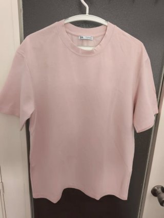 Camiseta Zara Rosa Talla M
