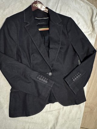 Americana Zara Negra Mujer