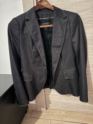 Americana Zara Negra Mujer