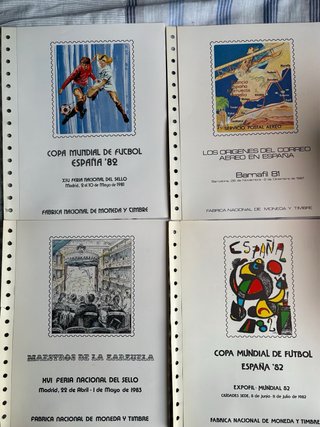 FNMT · 20 documentos filatélicos 1977–1983