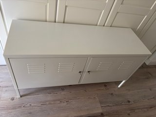 Mueble Almacenamiento Blanco Metal