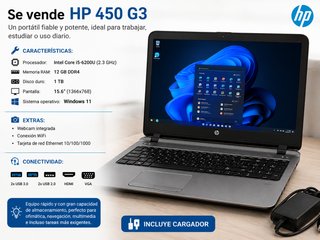 HP 450 G3 Intel Core i5 12GB RAM 1TB