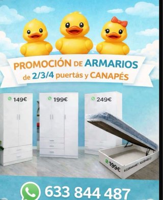 Armario blanco y de otros colores