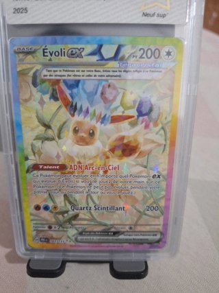 Carta Pokémon Evoli ex FA PCA 10