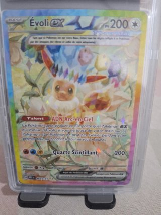 Carta Pokémon Evoli ex FA PCA 10