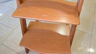 Silla madera Stokke color cerezo