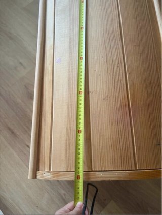 Baúl madera de pino natural