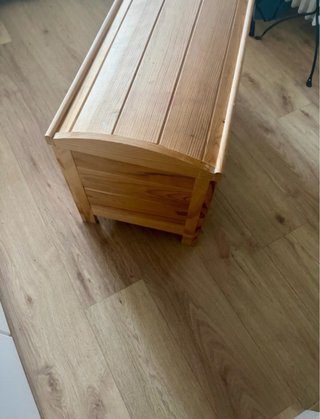 Baúl madera de pino natural