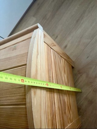 Baúl madera de pino natural