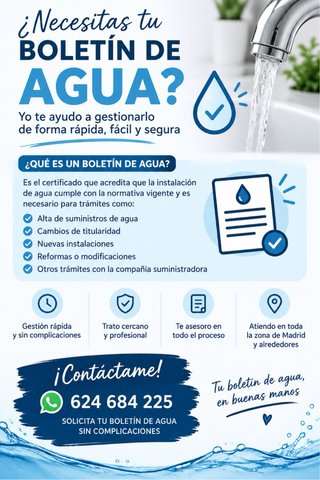 Se hacen Boletines De Agua