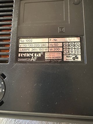 Proyector de Diapositivas Agfa