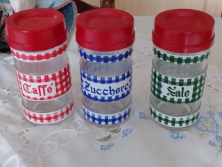 Set 3 Barattoli Vintage per Cucina