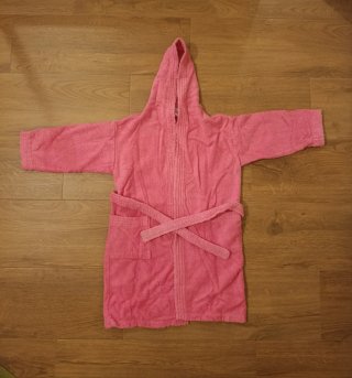 Albornoz niña 11-12 años rosa