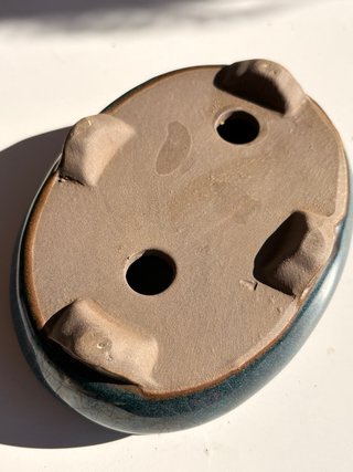Maceta Ovalada de Cerámica para Bonsái