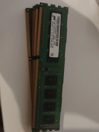 5 Módulos RAM DDR3 Micron 2GB PC3-10600