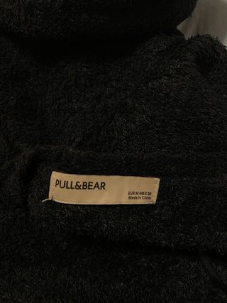 Jersey Negro Corto de Pelo Pull&Bear