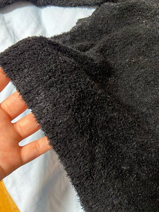Jersey Negro Corto de Pelo Pull&Bear