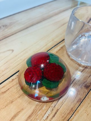 Azucarero con tapa de frutas