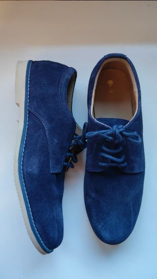 Zapatos Blucher serraje Coconut Azul