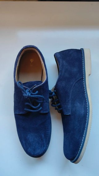 Zapatos Blucher serraje Coconut Azul