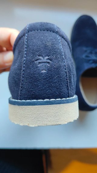 Zapatos Blucher serraje Coconut Azul