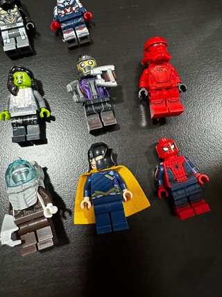 Set Figuras LEGO Marvel y Star Wars originales