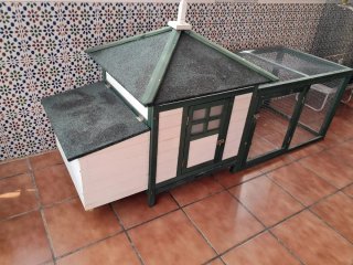 Gallinero de Madera con Recinto