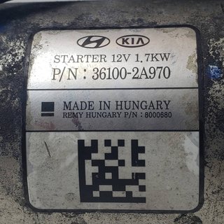 MOTOR ARRANQUE KIA KIA SPORTAGE (SL) 2010-2015