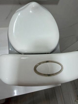 Orinal infantil blanco y gris