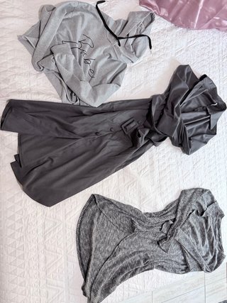 Set abbigliamento donna grigio