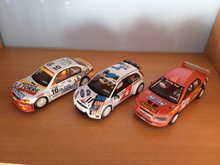 Coches Scalextric Rally (3 uds)