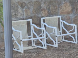 2 Estructuras de Sillones de PVC