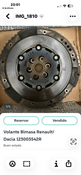 Lote de 56 recambios originales nuevos y usados