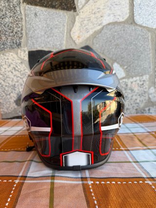 Casco Shoei Negro Blanco Talla XXS