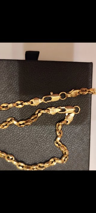 Conjunto de Cadena y Pulsera de Oro 18k