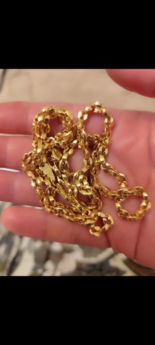 Conjunto de Cadena y Pulsera de Oro 18k