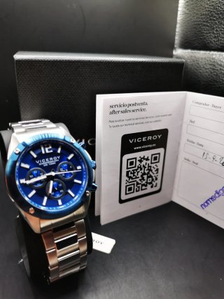 Reloj Viceroy Magnum Chrono Acero Azul