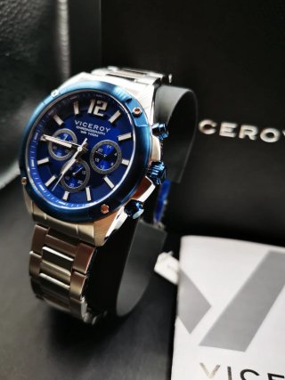 Reloj Viceroy Magnum Chrono Acero Azul