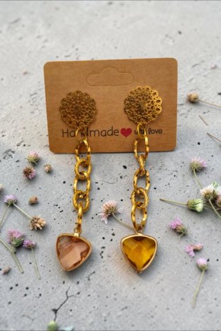 Pendientes Acero Inoxidable Dorados