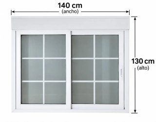 4 Ventanas Aluminio Correderas