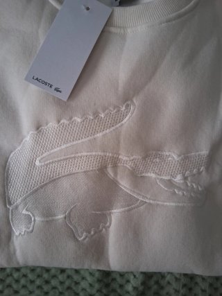 Sudadera Lacoste Beige Talla L