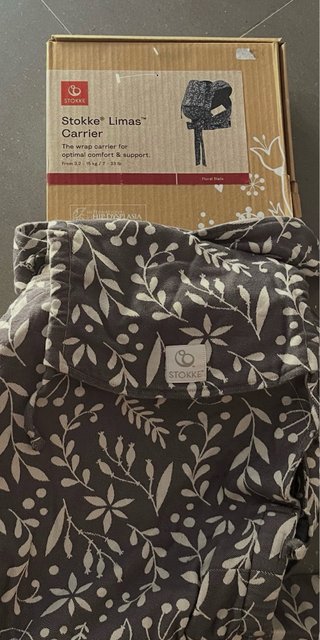 Mochila Portabebés Stokke Limas Floral Slate