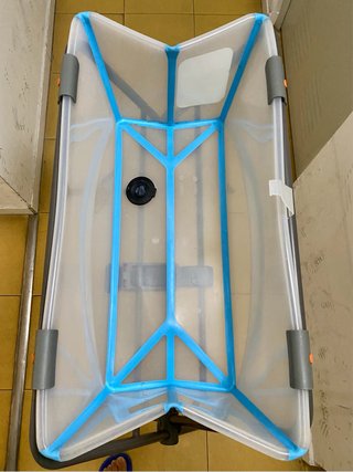 Bañera Plegable Stokke + patas + soporte bebé