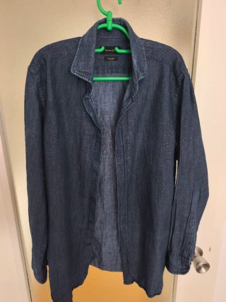 Camisa vaquera Massimo Dutti azul