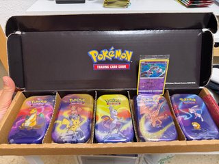 Set de 5 Latas Pokémon Kanto