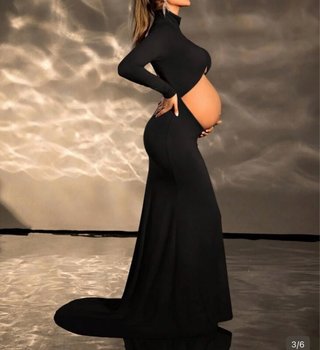 Vestido de Maternidad Negro