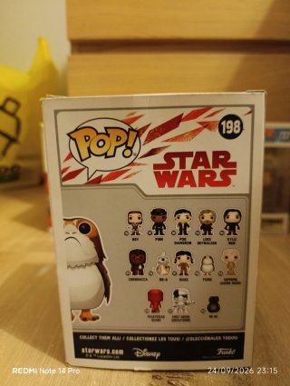 Lote 3 Funko Pop Harry Potter, Star Wars, Naruto